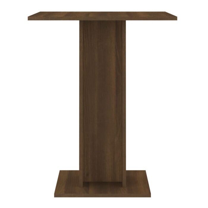 Table de bistro Chêne marron 60x60x75 cm Bois d'ingénierie – Image 3