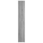 Armoire de bain Sonoma gris 30x30x183,5 cm Bois d'ingénierie – Image 5
