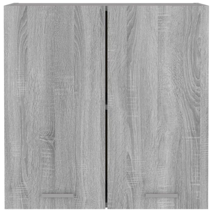 Armoire suspendue Sonoma gris 60x31x60 cm Bois d'ingénierie – Image 3