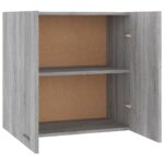 Armoire suspendue Sonoma gris 60x31x60 cm Bois d'ingénierie – Image 4
