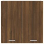 Armoire suspendue Chêne marron 60x31x60 cm Bois d'ingénierie – Image 3