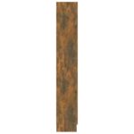 Armoire à livres Chêne fumé 82,5x30,5x185,5cm Bois d'ingénierie – Image 5