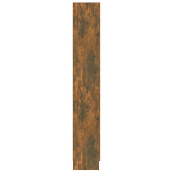 Armoire à livres Chêne fumé 82,5x30,5x185,5cm Bois d'ingénierie – Image 5
