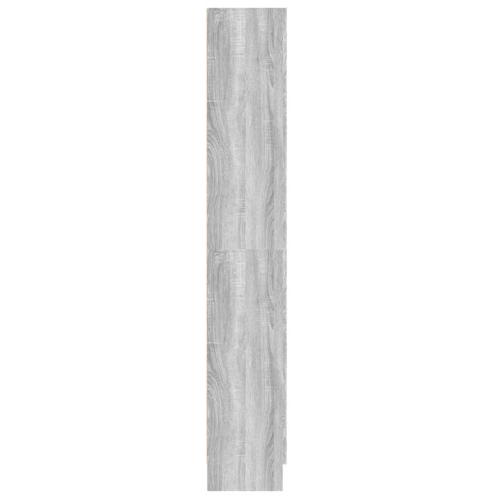 Bibliothèque Sonoma gris 82,5x30,5x185,5 cm Bois d'ingénierie – Image 5