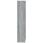 Armoire à vitrine Sonoma gris 82,5x30,5x150cm Bois d'ingénierie – Image 2