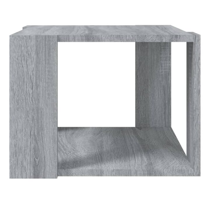 Table basse Sonoma gris 40x40x30 cm Bois d'ingénierie – Image 3