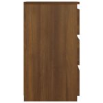 Table de chevet Chêne marron 40x35x62,5 cm Bois d'ingénierie – Image 2