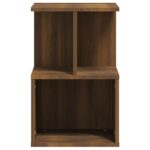 Tables de chevet 2pcs Chêne marron 35x35x55cm Bois d'ingénierie – Image 4