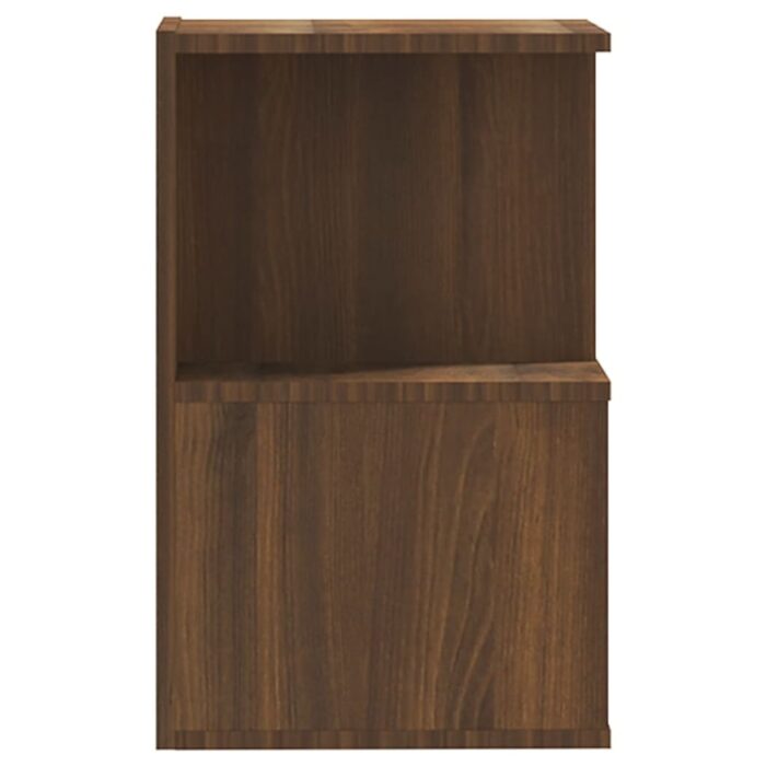 Tables de chevet 2pcs Chêne marron 35x35x55cm Bois d'ingénierie – Image 5