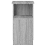 Table d'appoint Sonoma gris 36x30x56 cm Bois d'ingénierie – Image 2