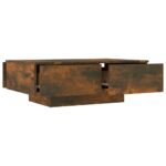 Table basse Chêne fumé 90x60x31 cm Bois d'ingénierie – Image 2
