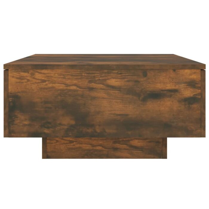 Table basse Chêne fumé 90x60x31 cm Bois d'ingénierie – Image 4