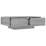 Table basse Sonoma gris 90x60x31 cm Bois d'ingénierie – Image 2