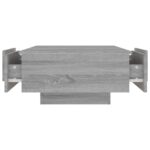 Table basse Sonoma gris 90x60x31 cm Bois d'ingénierie – Image 3