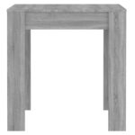Table à dîner Sonoma gris 140x74,5x76 cm Bois d'ingénierie – Image 2