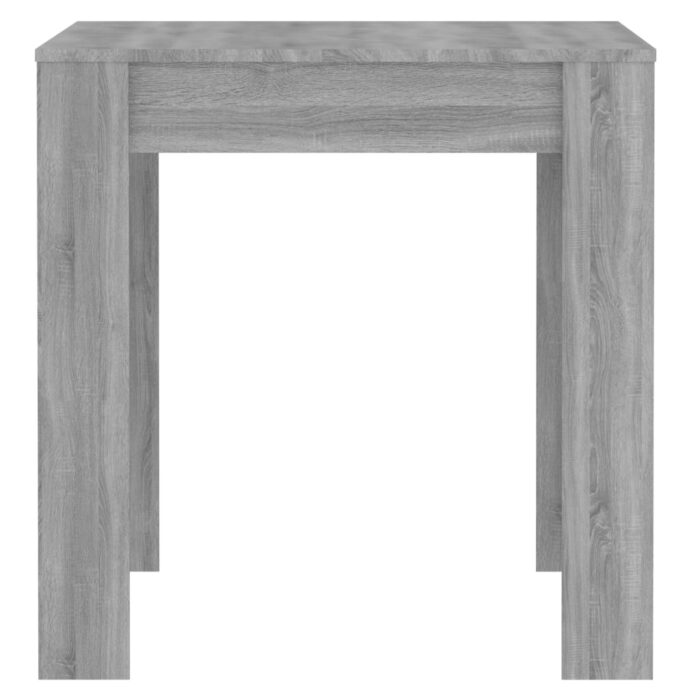 Table à dîner Sonoma gris 140x74,5x76 cm Bois d'ingénierie – Image 2