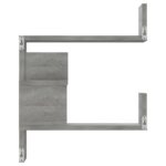 Étagère d'angle murale Sonoma gris 40x40x50cm Bois d'ingénierie – Image 2