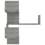 Étagères d'angle murales 2 pcs Sonoma gris 40x40x50 cm Bois – Image 2