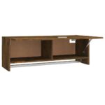 Garde-robe Chêne fumé 100x32,5x35 cm Bois d'ingénierie – Image 3