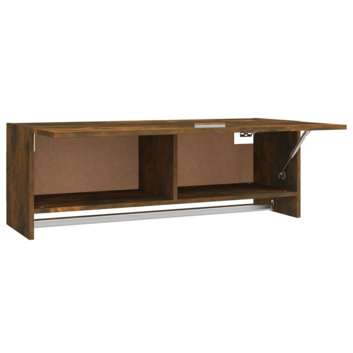 Garde-robe Chêne fumé 100x32,5x35 cm Bois d'ingénierie – Image 3