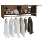 Garde-robe Chêne fumé 100x32,5x35 cm Bois d'ingénierie – Image 6