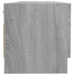 Garde-robe Sonoma gris 100x32,5x35 cm Bois d'ingénierie – Image 2