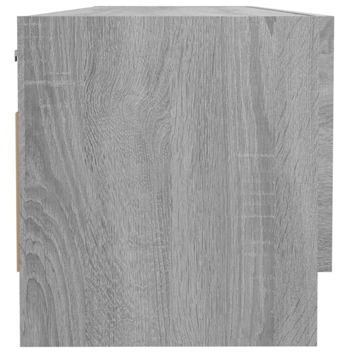 Garde-robe Sonoma gris 100x32,5x35 cm Bois d'ingénierie – Image 2