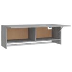 Garde-robe Sonoma gris 100x32,5x35 cm Bois d'ingénierie – Image 3