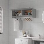 Garde-robe Sonoma gris 100x32,5x35 cm Bois d'ingénierie – Image 5