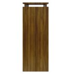 Table console Chêne marron 80x30x80 cm Bois d'ingénierie – Image 2