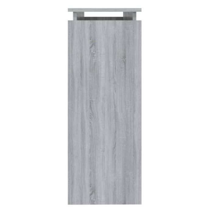 Table console Sonoma gris 102x30x80 cm Bois d'ingénierie – Image 2