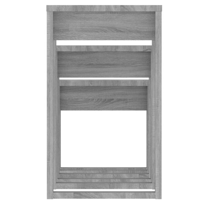 Tables gigognes 3 pcs Sonoma gris Bois d'ingénierie – Image 6