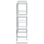 Jardinière 94,5x25x89 cm Blanc Fer – Image 2