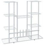 Jardinière 94,5x25x89 cm Blanc Fer – Image 3