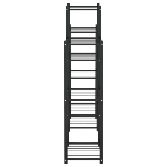 Jardinière 83x25x100 cm Noir Fer – Image 2