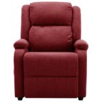 Fauteuil électrique de massage Bordeaux Tissu – Image 2
