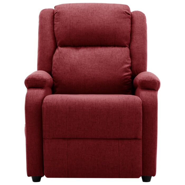 Fauteuil électrique de massage Bordeaux Tissu – Image 2