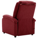 Fauteuil électrique de massage Bordeaux Tissu – Image 4