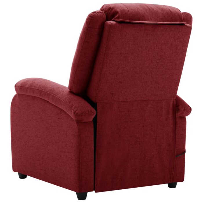 Fauteuil électrique de massage Bordeaux Tissu – Image 4
