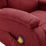 Fauteuil électrique de massage Bordeaux Tissu – Image 7