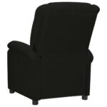 Fauteuil inclinable électrique noir velours – Image 4