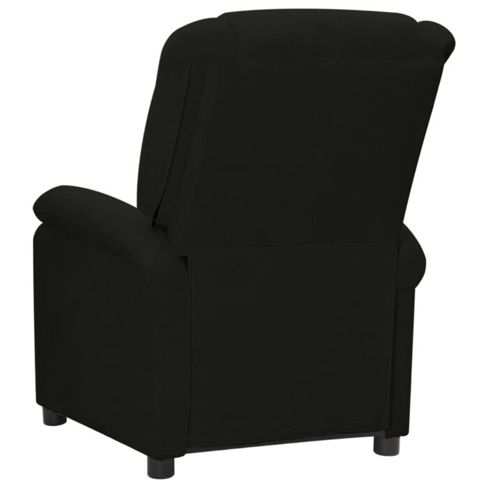 Fauteuil inclinable électrique noir velours – Image 4