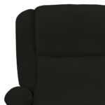 Fauteuil inclinable électrique noir velours – Image 7