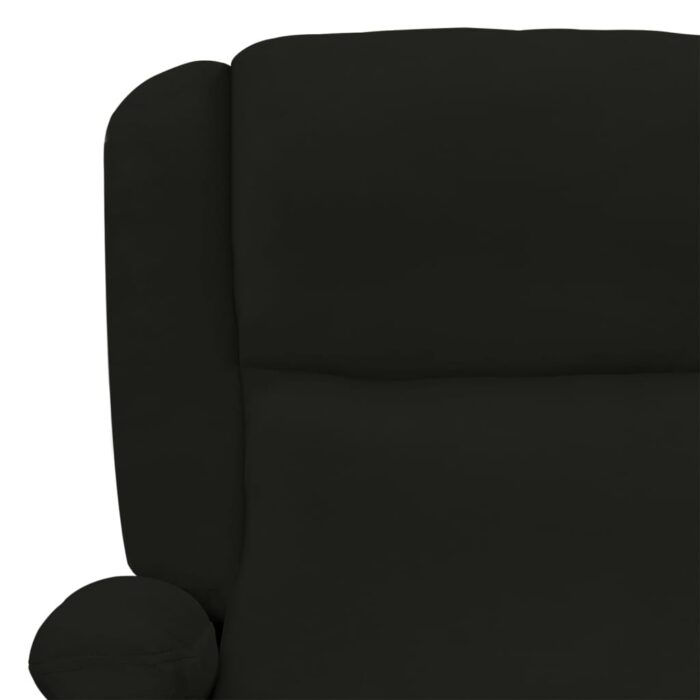Fauteuil inclinable électrique noir velours – Image 7