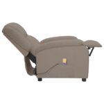 Fauteuil électrique de massage Gris clair velours – Image 4