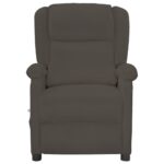 Fauteuil électrique de massage Gris foncé velours – Image 2