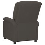Fauteuil électrique de massage Gris foncé velours – Image 5