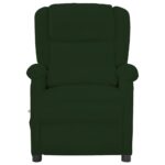 Fauteuil électrique de massage Vert foncé velours – Image 2