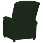 Fauteuil électrique de massage Vert foncé velours – Image 5