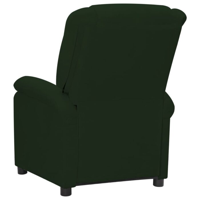Fauteuil électrique de massage Vert foncé velours – Image 5